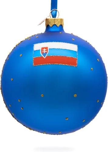 Miniatura 2 de Casco antiguo de Bratislava, Eslovaquia, bola de cristal, adorno de Navidad de 4 pulgadas