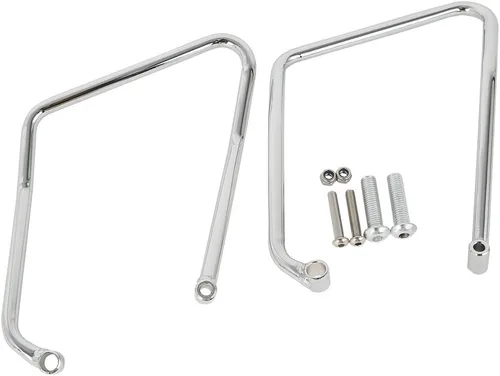 Miniatura 7 de TCT-MOTORPARTS Soportes de Bolsa de Sillín para Harley Sportster Custom Roadster Low 2004-2016 XL883 XL1200 15 14 13 06 07 08 13 Cromo Cromado