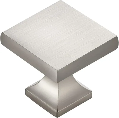 Miniatura 10 de Paquete de 30 manijas para gabinete de cocina color latón envejecido, accesorios de hardware para cajones y aparadores, manijas cuadradas