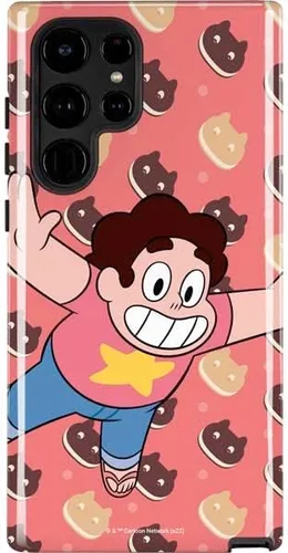 Skinit Pro Phone Case Compatible with Galaxy S22 Ultra - Officially Licensed Cartoon Network Steven Universe Steven Universe Free Falling Design