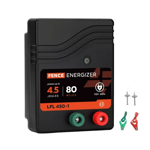 Miniatura 8 de Electric Fence Charger, 2 Mile 8 Acres Electric Fence Energizer, 0.1 Joule Ac Powered Output Voltage 5100v, for Preventing Wild Animals Intruding