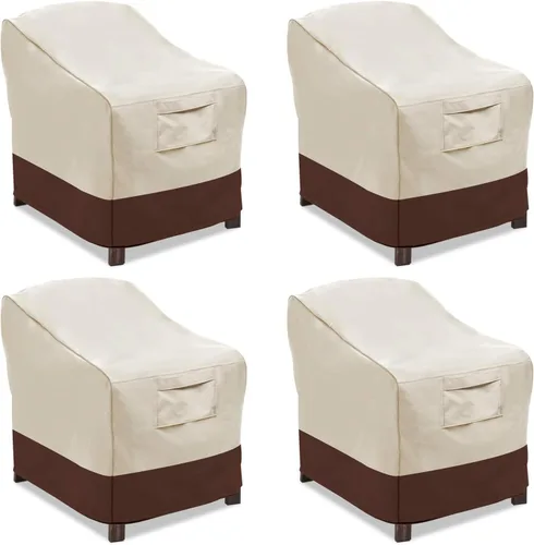 Miniatura 10 de Vailge Fundas para Sillas de Patio, Funda de Asiento Profundo para Tumbona, Fundas para Muebles de Patio al Aire Libre Resistentes e Impermeables