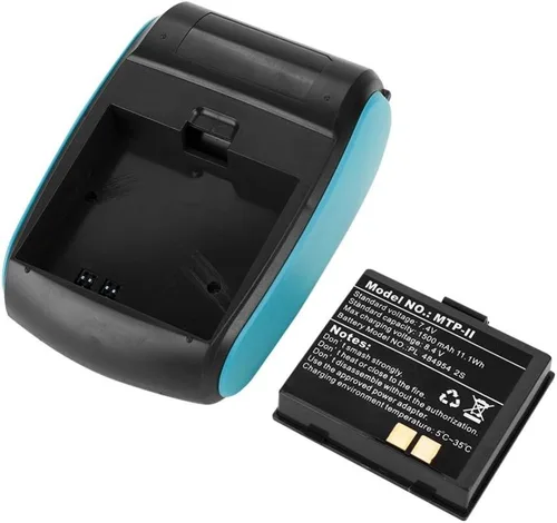 Miniatura 8 de Mini impresora térmica de bolsillo USB, 1.969-3.539 in/s Impresora portátil de recibos BT para tiendas minoristas/restaurantes, fábricas/logística