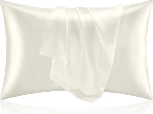 Miniatura 118 de Bedelite Funda de almohada de satén para el cuerpo, súper suave y refrescante, para el cabello y la piel, transpirable, sedosa y larga, 20 x 54 Rosa