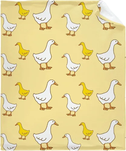 Miniatura 22 de Manta de pato bonita y personalizada, mantas suaves de franela acogedora y ligera, regalo perfecto para cama, sofá, sofá, 50 x 40 pulgadas, pequeña