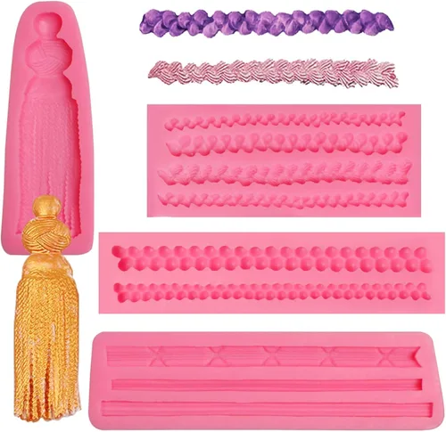 Miniatura 8 de Moldes de fondant para baby shower (paquete de 5), lindo chocolate de silicona, moldes para pies, molde de decoración de ropa para fiesta temática