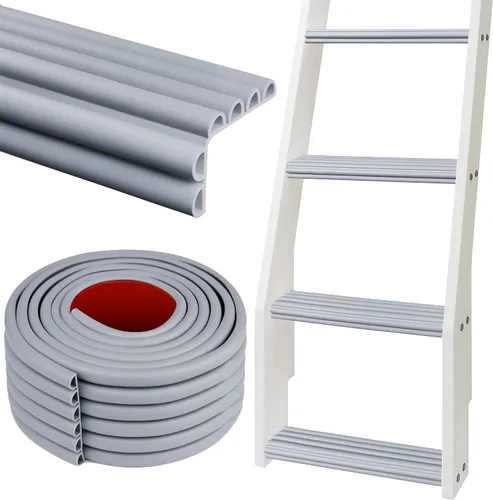 Almohadillas para escalera de litera, protectores de esquina suaves de PVC con adhesivo fuerte, cubierta de escalera para litera para escaleras,