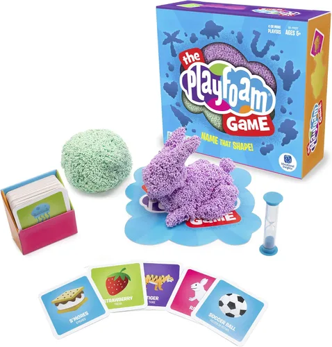 Miniatura 2 de Educational Insights The Playfoam Family Game, un juguete de adivinanzas para esculpir con Playfoam original, para 4 o más jugadores, juegos de mesa