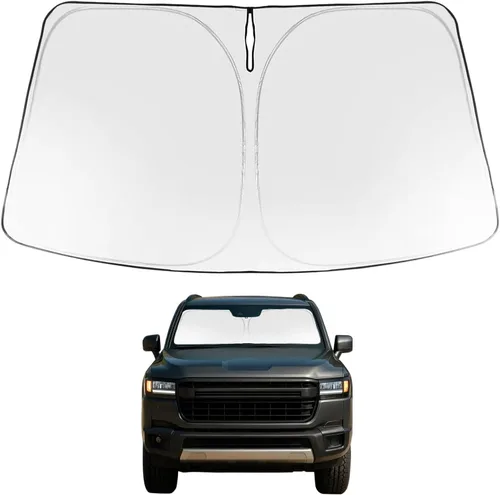 Miniatura 310 de Proadsy Parasol para parabrisas actualizado 2025, ajuste personalizado Dodge RAM 1500 2Dr 2019-2024 2025, 4 capas, plegable, protector de parasol