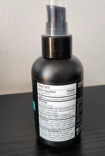 Miniatura 7 de Tattoo Goo Jabón limpiador, 3 onzas, para el cuidado posterior de piercings y tatuajes, hidrata y limpia la suciedad, jabón equilibrado de pH,