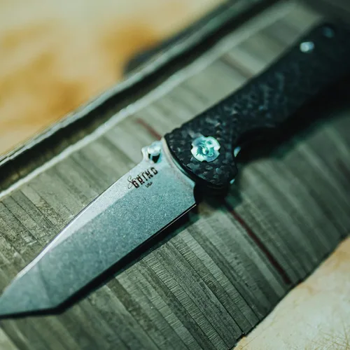 Miniatura 7 de Southern Grind Cuchillo plegable Spider Monkey Tanto con mango de fibra de carbono