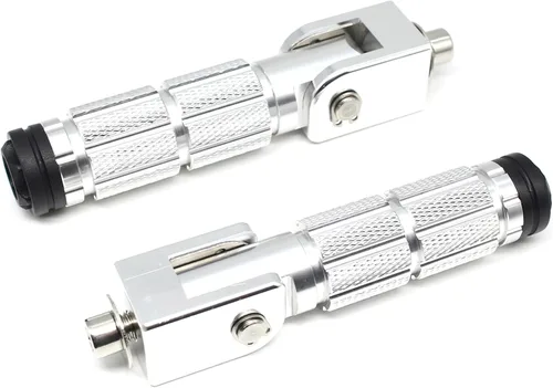 Miniatura 17 de M8 Estriberas Plegables para Motocicleta Estriberas Delanteras Coche Eléctrico Antideslizantes Reposapiés Traseros Bicicleta 90 Grados Fijo Plegable