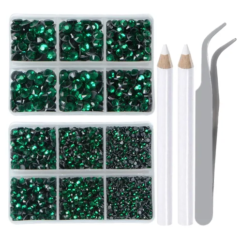 Miniatura 70 de LPBeads 10000 unidades de diamantes termoadhesivos SS6 amatista con parte trasera plana, gemas de diamantes de imitación de cristal redondas