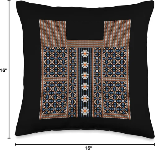 Miniatura 4 de Huipiles - Huipil mexicano para ninas hombre Huipil Folklorico - Almohada tradicional latina, 16 x 16 pulgadas, multicolor
