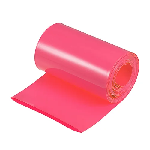 Miniatura 40 de MECCANIXITY Envoltura de Batería de PVC Termorretráctil de 127 mm de Diámetro 200 mm Plana 10 Pies (3 metros) Negra con Buena Aislación para Paquete