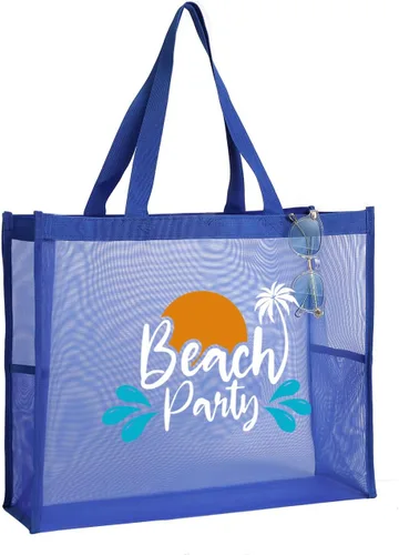 Miniatura 2 de ukia Bolsa de playa de malla, elegante bolsa de playa ligera para mujer