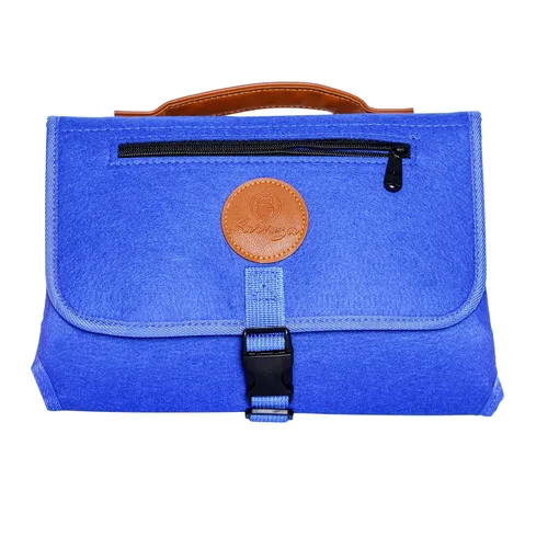 Miniatura 7 de Cambiador portátil para bebé – Cambiador de pañales portátil – Impermeable, plegable y fácil de limpiar, cambiador de bebé de viaje – Bolsa
