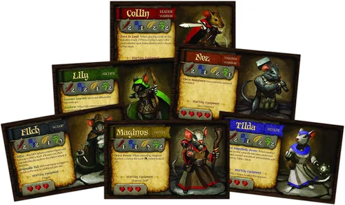 Miniatura 5 de Mice & Mystics Juego de mesa Aventura cooperativa Estrategia Juego familiar divertido para adultos y niños A partir de 7 años 1-4