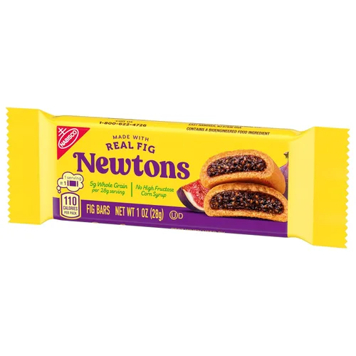 Miniatura 15 de Newtons Soft & Fruit - Galletas masticables de higo, (barras de higo), 120 paquetes de bocadillos (1 galleta por paquete)