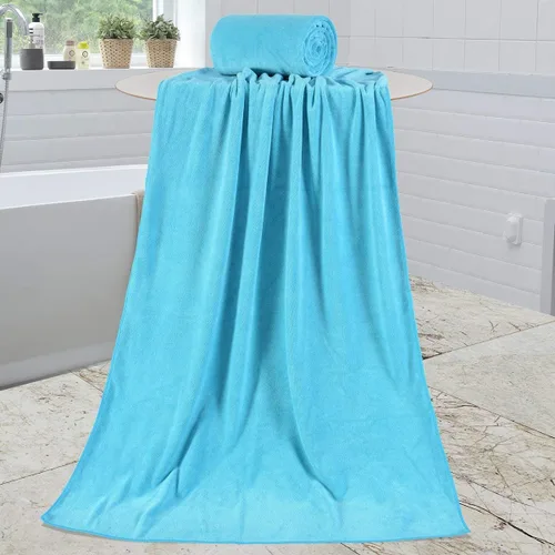 Miniatura 3 de MERRY HOME Paquete de 6 toallas de baño de microfibra, 27 x 55 pulgadas, de secado rápido, súper suaves, altamente absorbentes, multiusos