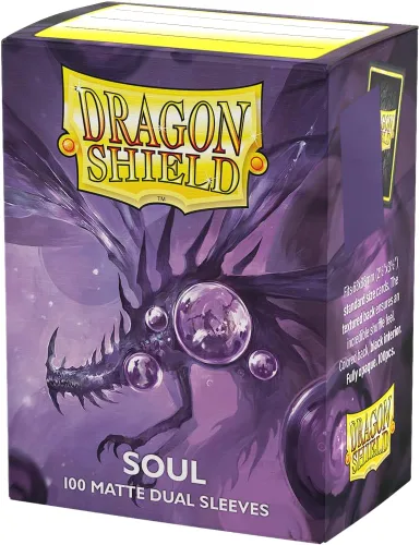 Miniatura 4 de Dragon Shield Fundas para cartas mate de tamaño estándar dual 100 unidades - Fundas TCG premium suaves y resistentes - Compatibles con Pokémon