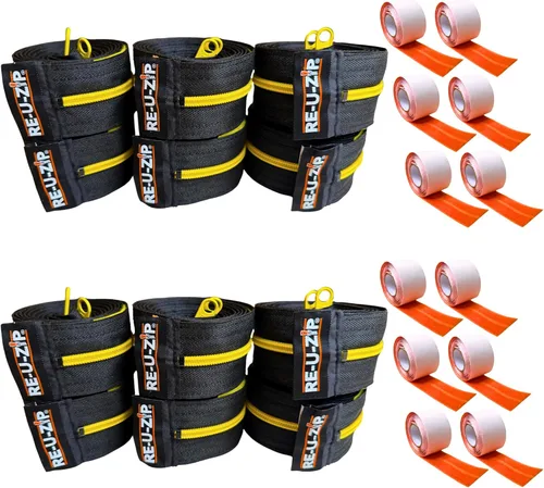 Miniatura 12 de RE-U-ZIP® Cremallera resistente reutilizable con barrera contra polvo Paquete Pro Sistema patentado de gancho y bucle Rentable y confiable