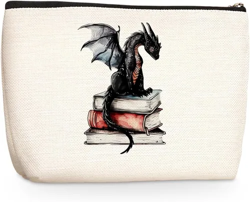 Miniatura 29 de Wenboco Bolsa de cosméticos con temática de ratón de dibujos animados para mujeres, cumpleaños, esta chica corre en aperitivos, bolsa de maquillaje