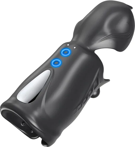 Masturbador automático masculino, juguete de doble motor vibrador, ejercitador de pene con 10 modos de vibración para testículos, glanes,