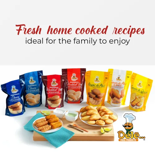 Miniatura 4 de DELE FOOD Empanada de carne rallada, 3 onzas (8 unidades) – Aperitivo congelado sin gluten con masa de harina de maíz y relleno de carne salada