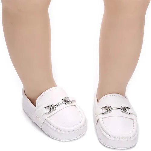 Miniatura 6 de Zapatos Oxford de Greceen para bebés, niños y niñas de cuero PU, mocasines, zapatos de vestir, adecuados para gatear, vestido de novia, fiestas