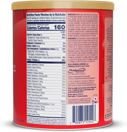 Miniatura 11 de Enfagrow Bebida nutricional de leche prémium para niños pequeños, Enfagrow Toddler Drink, prueba nuestro trío de apoyo cerebral, lata de vainilla