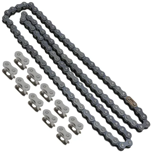 Miniatura 9 de YOXUFA 420 cadenas 102 eslabones para CRF50 XR50 PW80 SSR Tao Tao Coolster 110cc 125cc Pit Dirt Bike 4 Wheeler ATV Quad Kazuma Baja Ice Bear Lifan