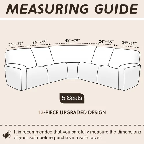 Miniatura 2 de Arfntevss - Fundas para sofá reclinable seccional, funda de terciopelo para sofá seccional de esquina para sofá reclinable, funda elástica suave