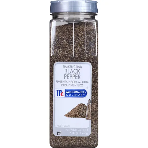 Miniatura 27 de McCormick Pimienta negra molida pura, 16 oz