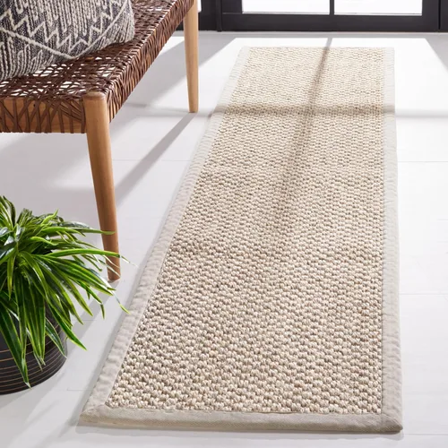 Miniatura 28 de SAFAVIEH Alfombra de área 2x3 - Colección de fibra natural - Chocolate, sisal, diseño tejido con borde (NF525D)