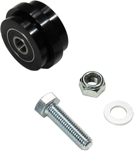 Miniatura 2 de Outlaw Racing OR3076Bk - Guía de rodillos de cadena (32/1.496 in x 0.787 in, color negro, 125 Exe SX SXS 380 SX 300 SX)