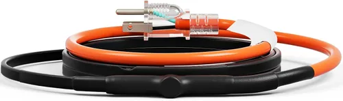 Miniatura 9 de VEVOR Cable de calefacción de tubería autorregulable, cinta térmica de 3 pies y 5 W/pies para protección contra congelación de tuberías, cable