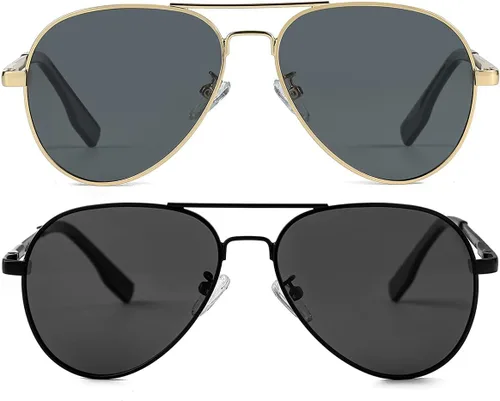 Miniatura 36 de Gafas de sol polarizadas de aviador pequeñas para niñas y niños de 4 a 16 años