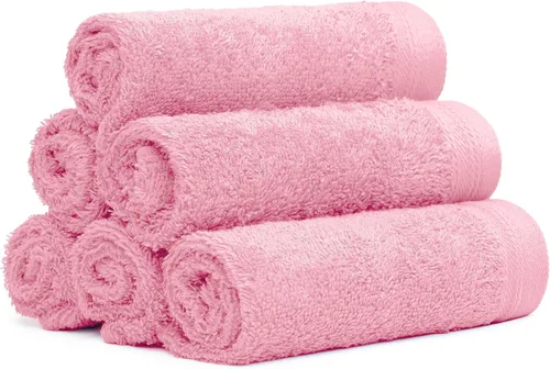 Miniatura 30 de Juego de 12 paños de 100 % algodón de 13 x 13 pulgadas, juego de 12 toallas ultrasuaves y altamente absorbentes, para baño, gimnasio, hotel, spa