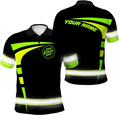 Miniatura 21 de Uniform Company - Polo reflectante de alta visibilidad para hombres y mujeres, polo de seguridad, ropa de trabajo para trabajadores Sudadera