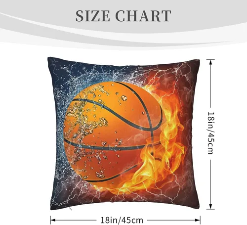 Miniatura 6 de Funda de cojín cuadrada de felpa corta súper suave para decoración del hogar, con cremallera invisible, 18 x 18 pulgadas, sin relleno, temática
