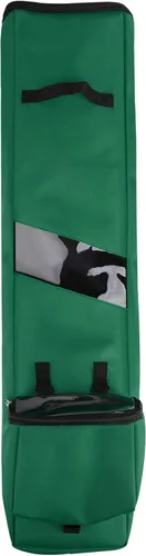 Miniatura 6 de TITA-DONG Bolsa de almacenamiento de papel de regalo de 48 pulgadas, contenedor de almacenamiento extra largo de Navidad con pequeñas cintas Verde
