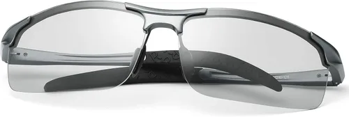 Miniatura 17 de YIMI Gafas de sol deportivas polarizadas fotocrómicas para hombre, ciclismo, pesca, conducción, protección UV, gafas antirreflejos 8003 Azul