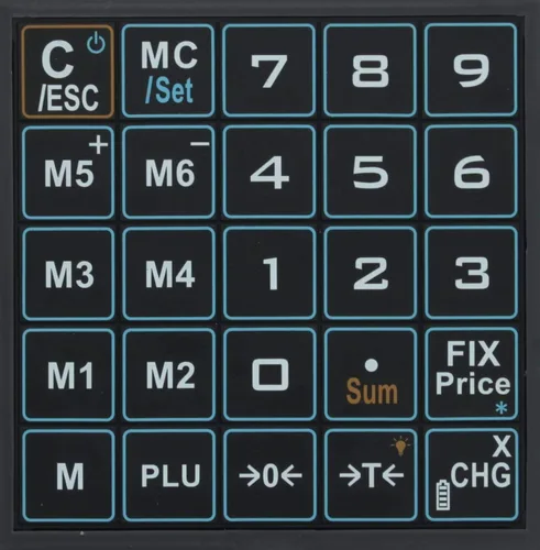Miniatura 2 de EW Báscula digital de precios comerciales para computación PS6 – Báscula de alimentos de clase III certificada por NTEP Capacidad de 60 libras