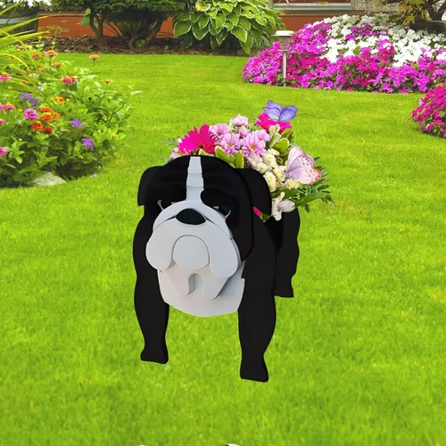 Miniatura 63 de Maceta de Perro English Springer Spaniel, Macetas de Plantas, Bonita Maceta de Jardín para Perros, Macetas de Perro Regalos de Cumpleaños
