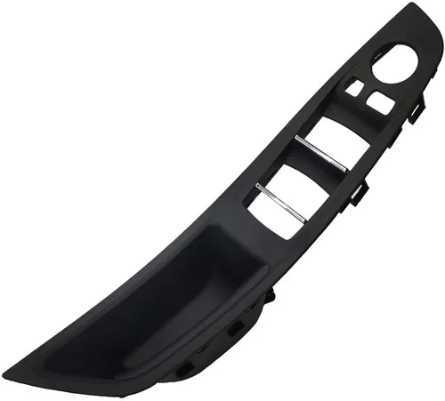 Miniatura 7 de FEXON Manija de puerta del lado del conductor para BMW Serie 5, panel de reposabrazos con interruptor de ventana, cubierta de panel de tirador