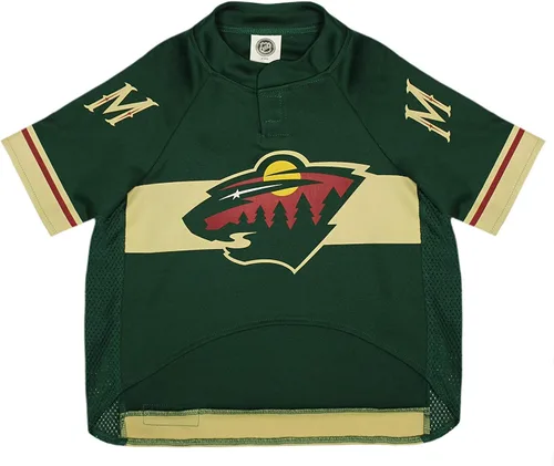 Miniatura 19 de Camiseta NHL Calgary Flames para perros y gatos, talla XL. ¡Deja que tu mascota sea un verdadero fanático de la NHL!