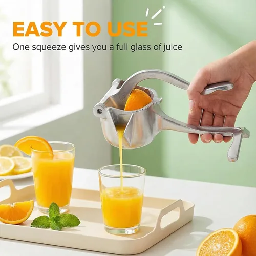 Miniatura 2 de Fresh Fruit Juice Extractor, 2026 Upgrade Aluminum Hand Juicer Squeezer Lemon Juicer Manual Hand Press with Ergonomic Grip, Easy to Clean for Orange