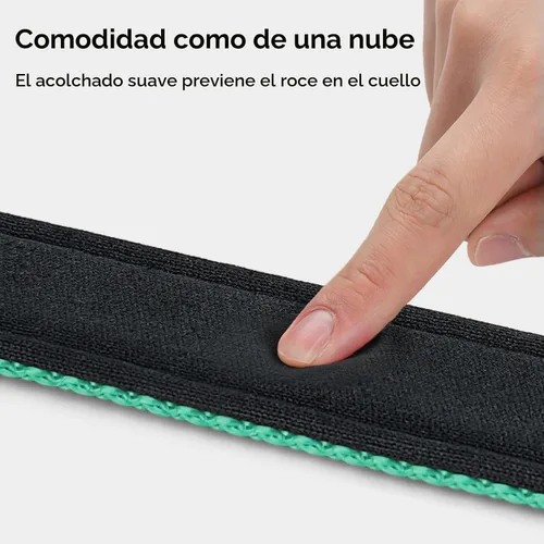 Miniatura 4 de Joytale - Collar reflectante para perro, collar de nailon transpirable con acolchado de neopreno suave para mascotas, ajustable para perros Verde
