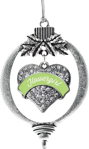 Miniatura 79 de Inspired Silver - Adorno con dije de hermana gemela - Adornos navideños de plata con circonitas cúbicas